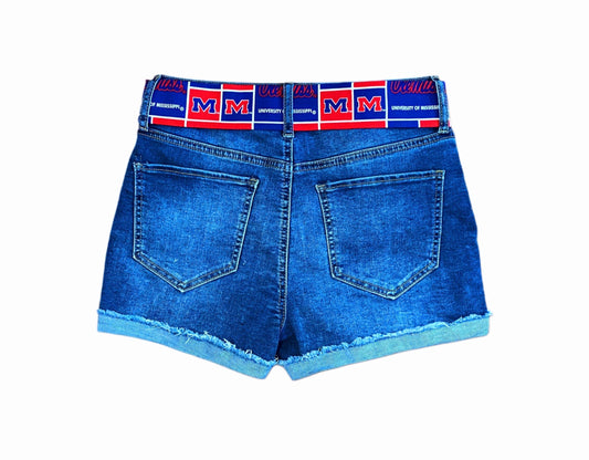 Ole Miss Game Day Outfit, Tailgate Sash Belt by Satin Swank®