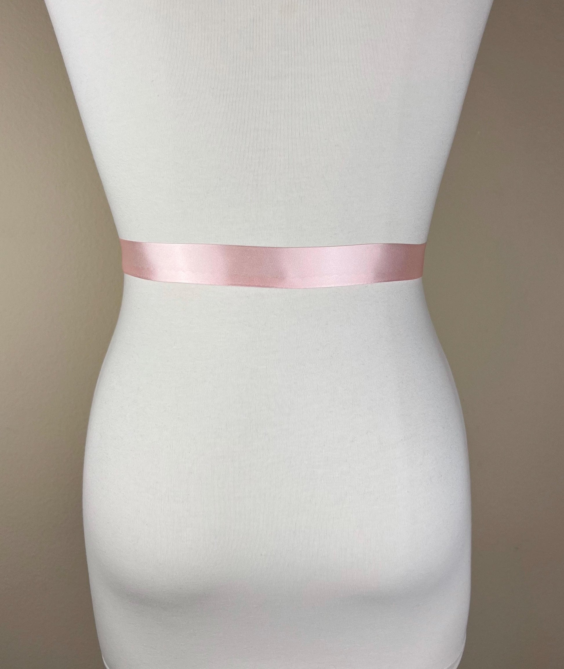 Extra Narrow Deep Blush Sash, Blush Satin Sash Belt, Skinny Sash Belt, Thin Sash Belt, Skinny Blush Tie Belt, Satin Blush Belt, Satin Swank