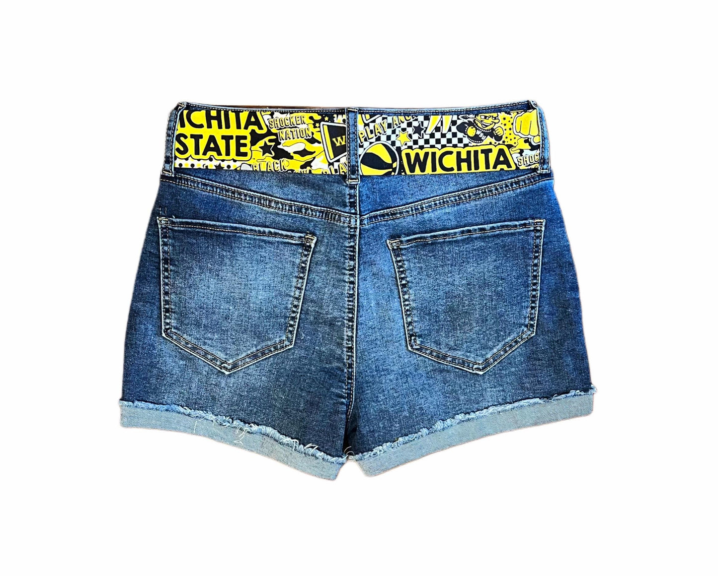 Wichita State Sash Belt, WSU Tailgate Outfit, WSU Shockers Game Day Outfit, Wichita State Tailgate Party, Shockers Tailgate, Satin Swank