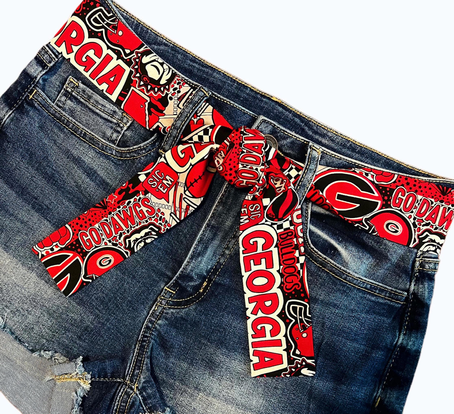 University of Georgia Sash Belt, Georgia Bulldogs Tailgate Outfit, Georgia Game Day Outfit, Dawgs Tailgate, UGA Game Day, + More Colleges