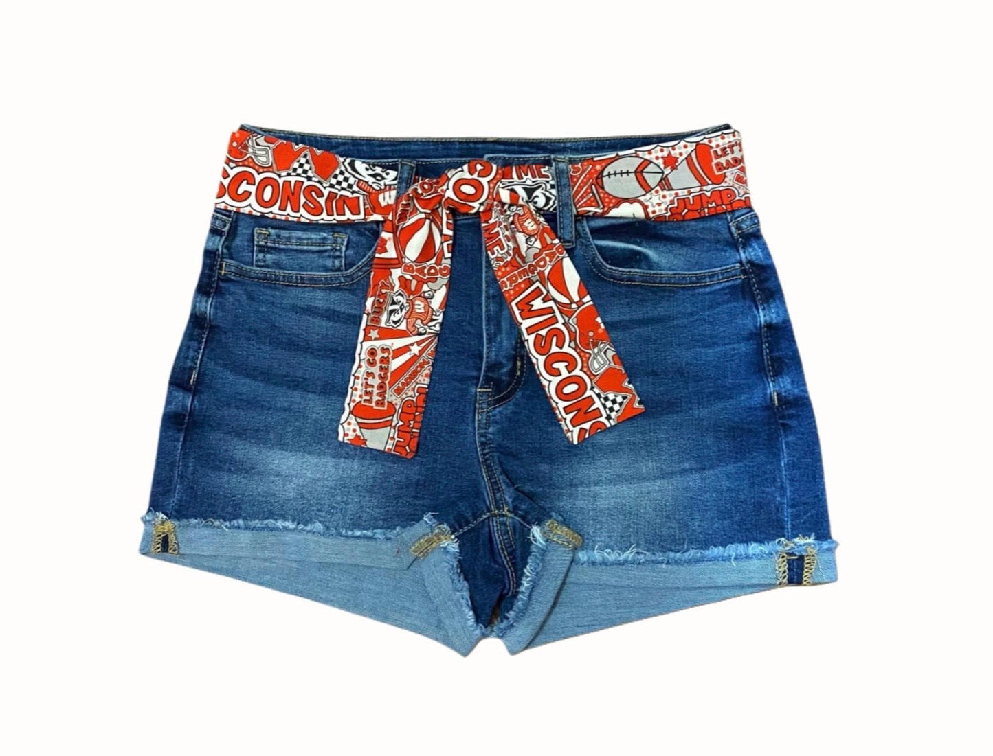 Wisconsin Badgers Game Day Outfit, University of Wisconsin Sash Belt, Badgers Game Day, Badgers Tailgate Outfit, Wisconsin Tailgate