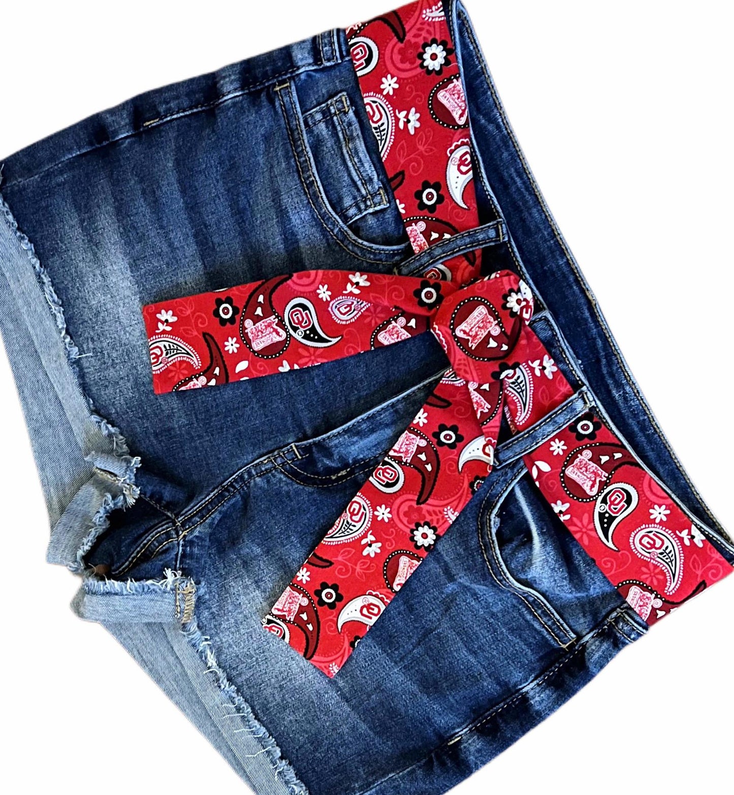 OU Sash Belt, Oklahoma Tailgate Outfit, Oklahoma Game Day Outfit, OU Tailgate Party, Sooners Game Day, Oklahoma Sooners Tailgate OU Game Day