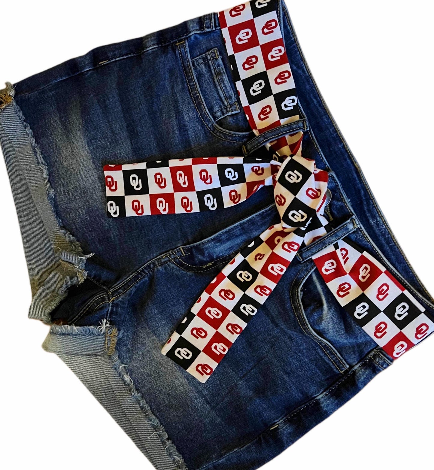 OU Sash Belt, Oklahoma Tailgate Outfit, Oklahoma Game Day Outfit, OU Tailgate Party, Sooners Game Day, Oklahoma Sooners Tailgate OU Game Day