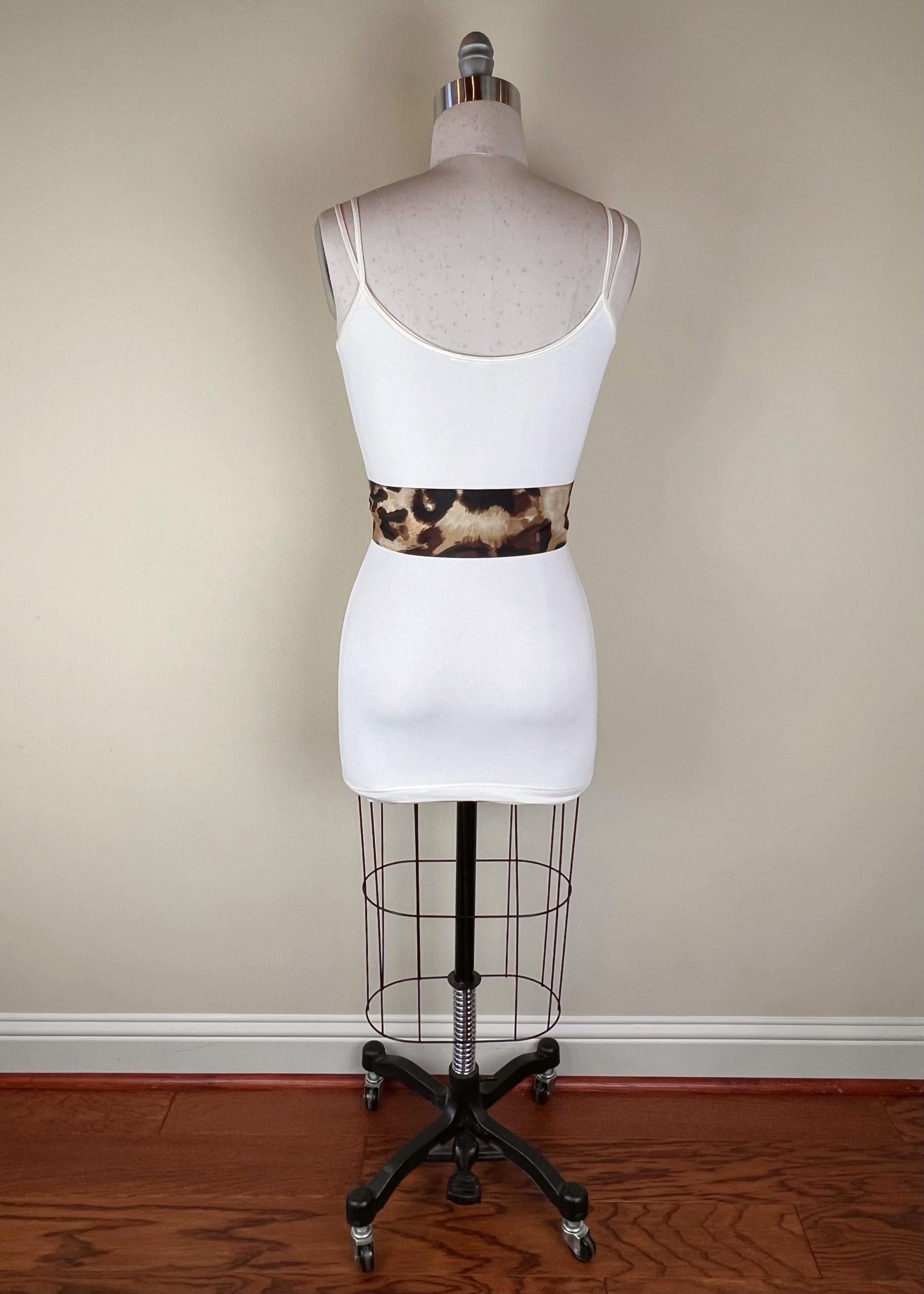 Big Cat Leopard Sash Belt, Wide Leopard Print Sash Belt, Animal Print Sash, Brown Leopard Belt, Leopard Print Accessories, Satin Swank