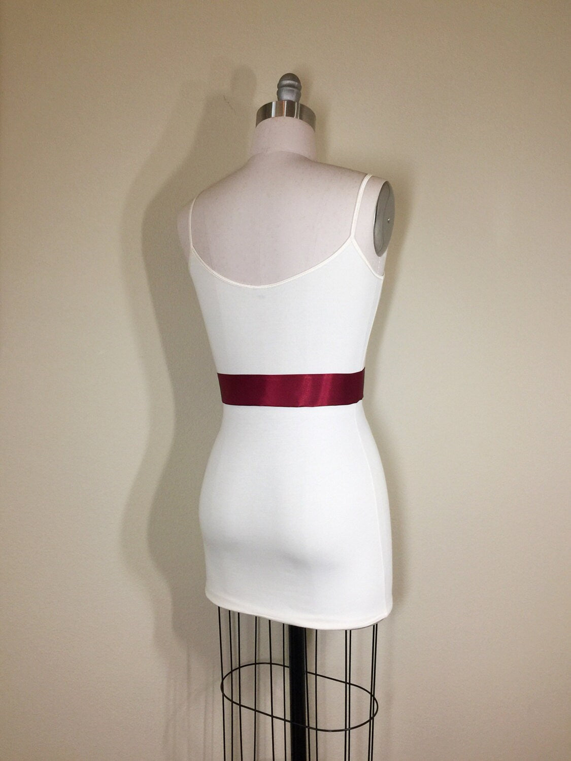 Narrow Burgundy Sash, Burgundy Satin Sash, Wine Sash Belt, Waist Sash, Wedding Sash, Bridal Sash, Burgundy Dress Sash, Satin Swank