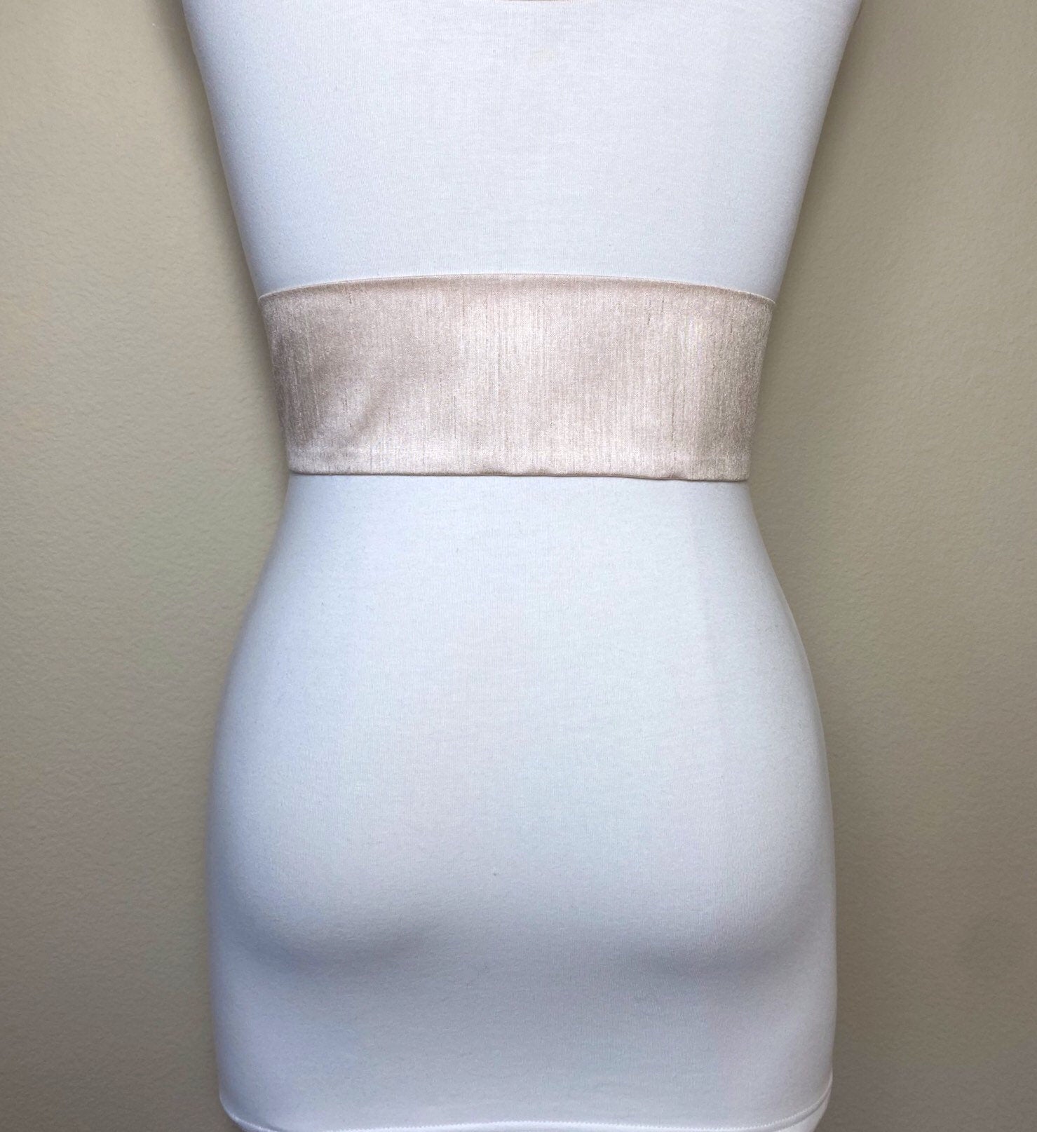 Wide Textured Champagne Sash Belt, Champagne Dupioni Sash, Champagne Dress Sash, Dupioni Fabric Belt, Champagne Wedding & Bridesmaid Sash