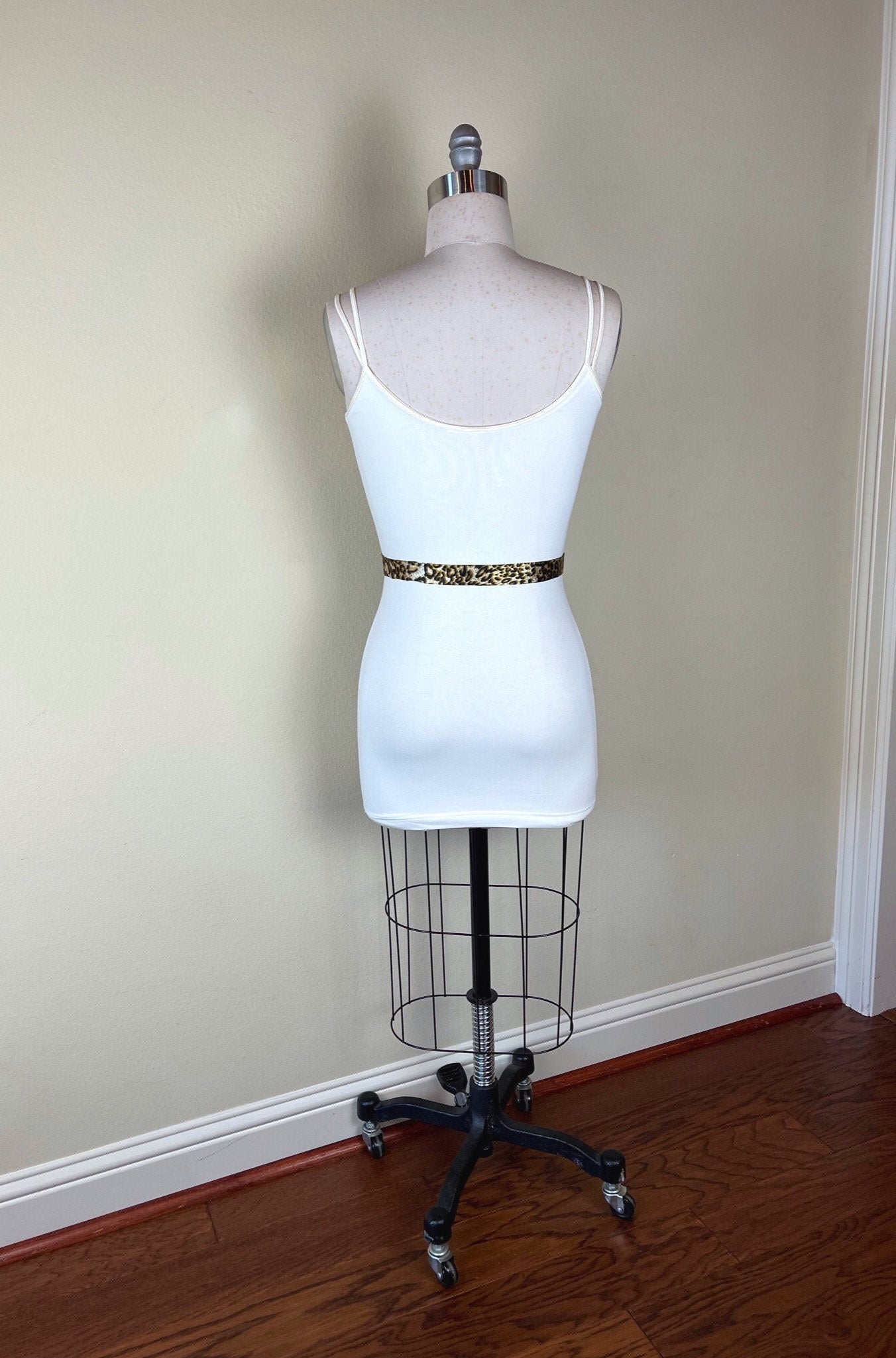 Extra Narrow Leopard Sash, Skinny Sash Belt, Leopard Satin Sash, Skinny Leopard Sash, Satin Leopard Belt, Leopard Narrow Sash, Satin Swank