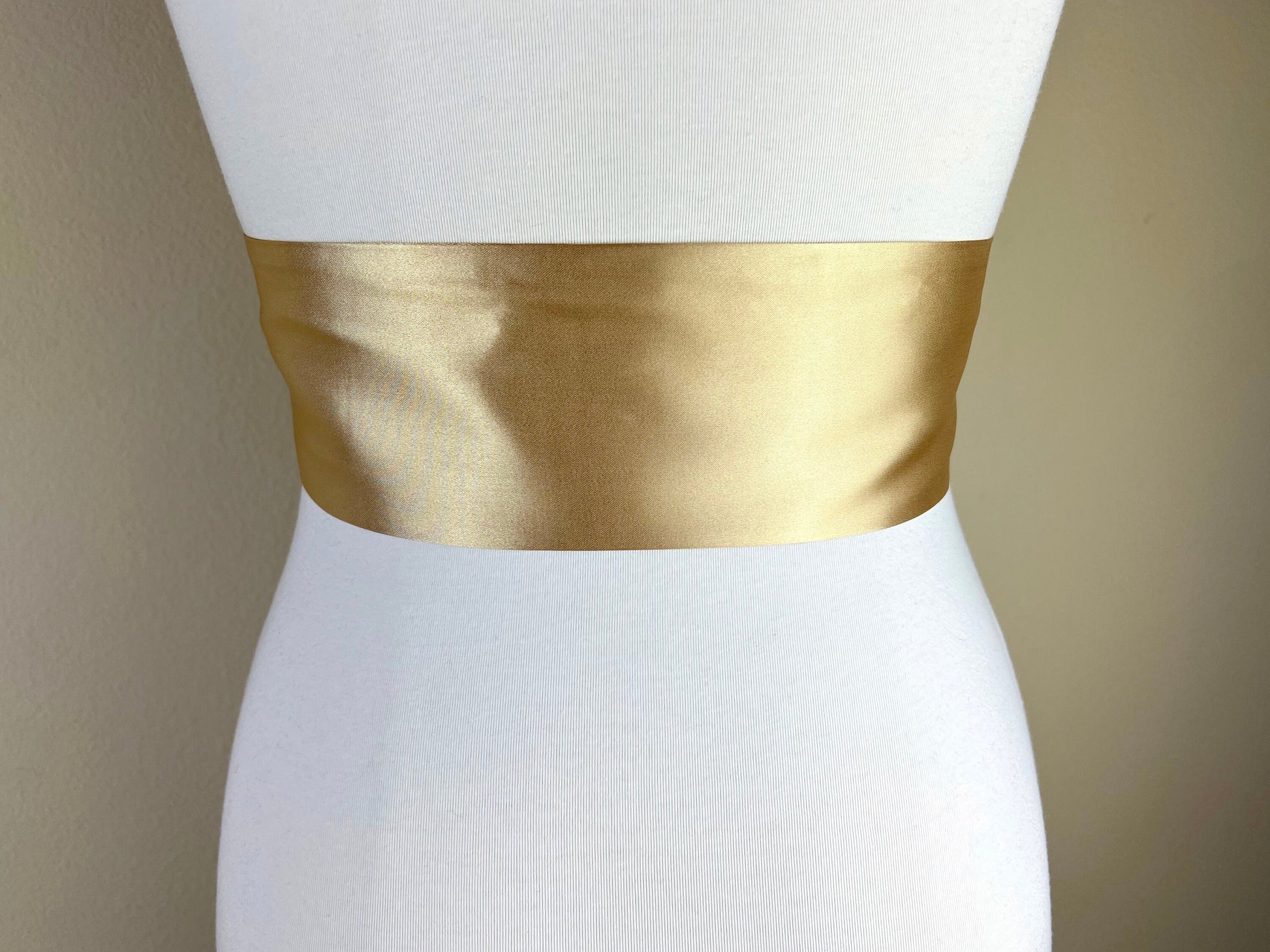 gold sash belt for dress Cosima Sash Belt in Pale Gold Shimmer