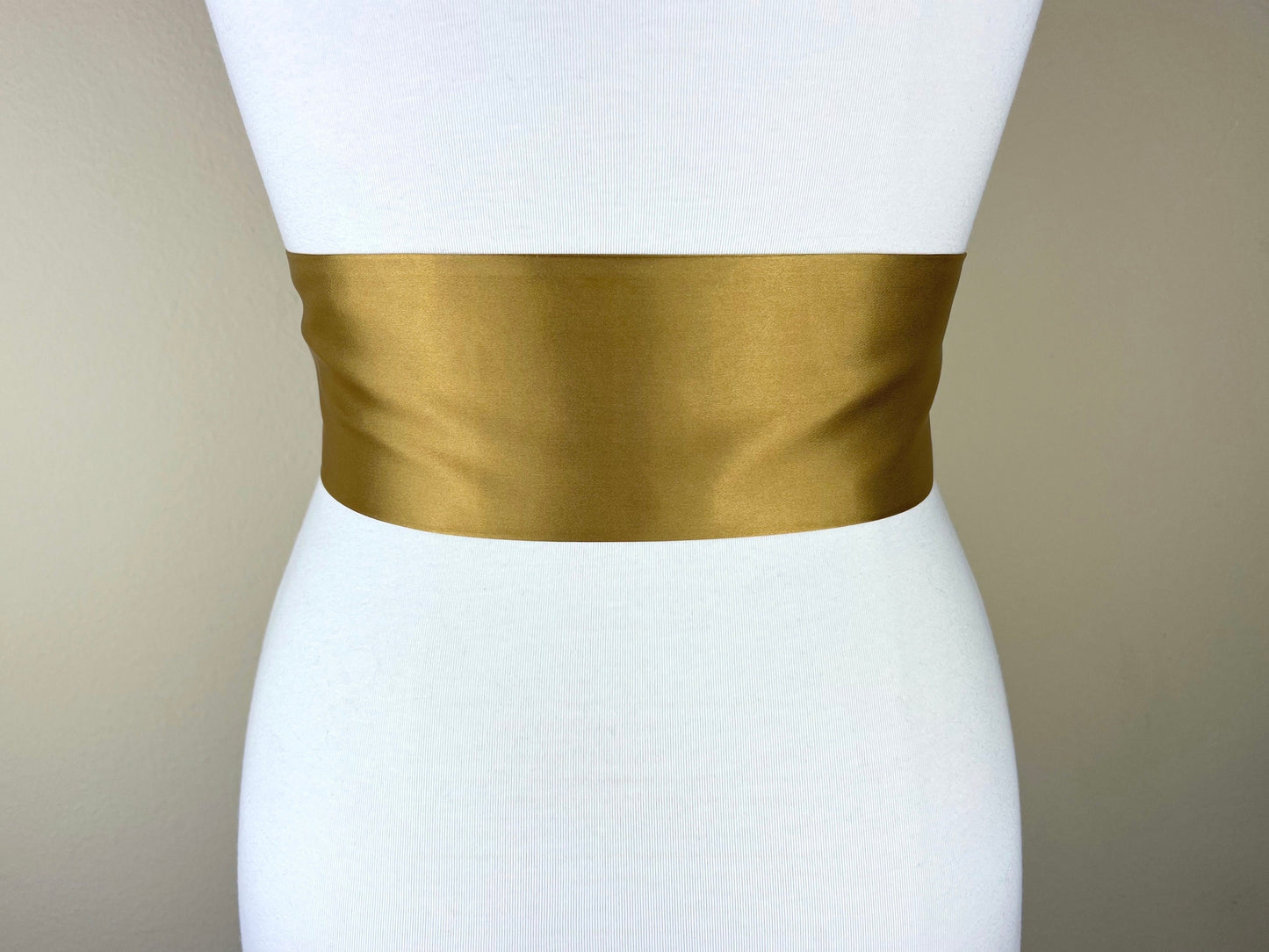 Wide Antique Gold Satin Sash, Dark Gold Sash Belt, Gold Wrap Belt, Deep Gold Wedding Sash, Bridal Sash, Gold Satin Bow Belt, Satin Swank