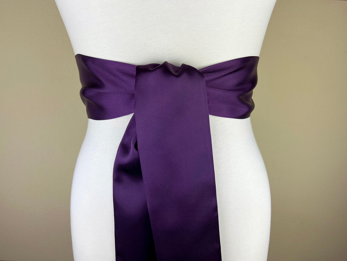 Plum Satin Sash, Plum Sash Belt, Wide Plum Wedding Dress Sash, Eggplant Sash, Dark Plum Bridal Sash Belt, Plum Bridesmaid Sash, Satin Swank