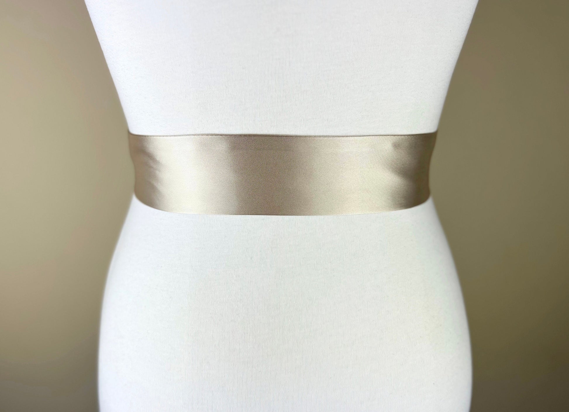 Sand Beige Sash, Beige Satin Sash Belt, Bridesmaid Sash, Deep Champagne Wedding Dress Sash, Bridal Sash, Wedding Gown Sash, Satin Swank