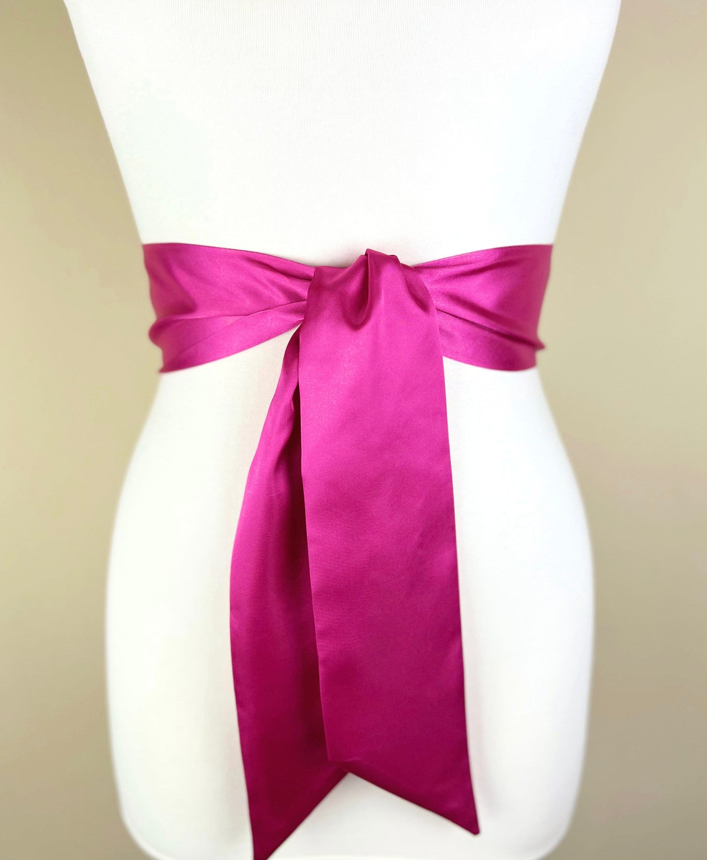 Wide Hot Pink Satin Sash Belt by Satin Swank® Wide Hot Pink Satin Sash Belt by Satin Swank®