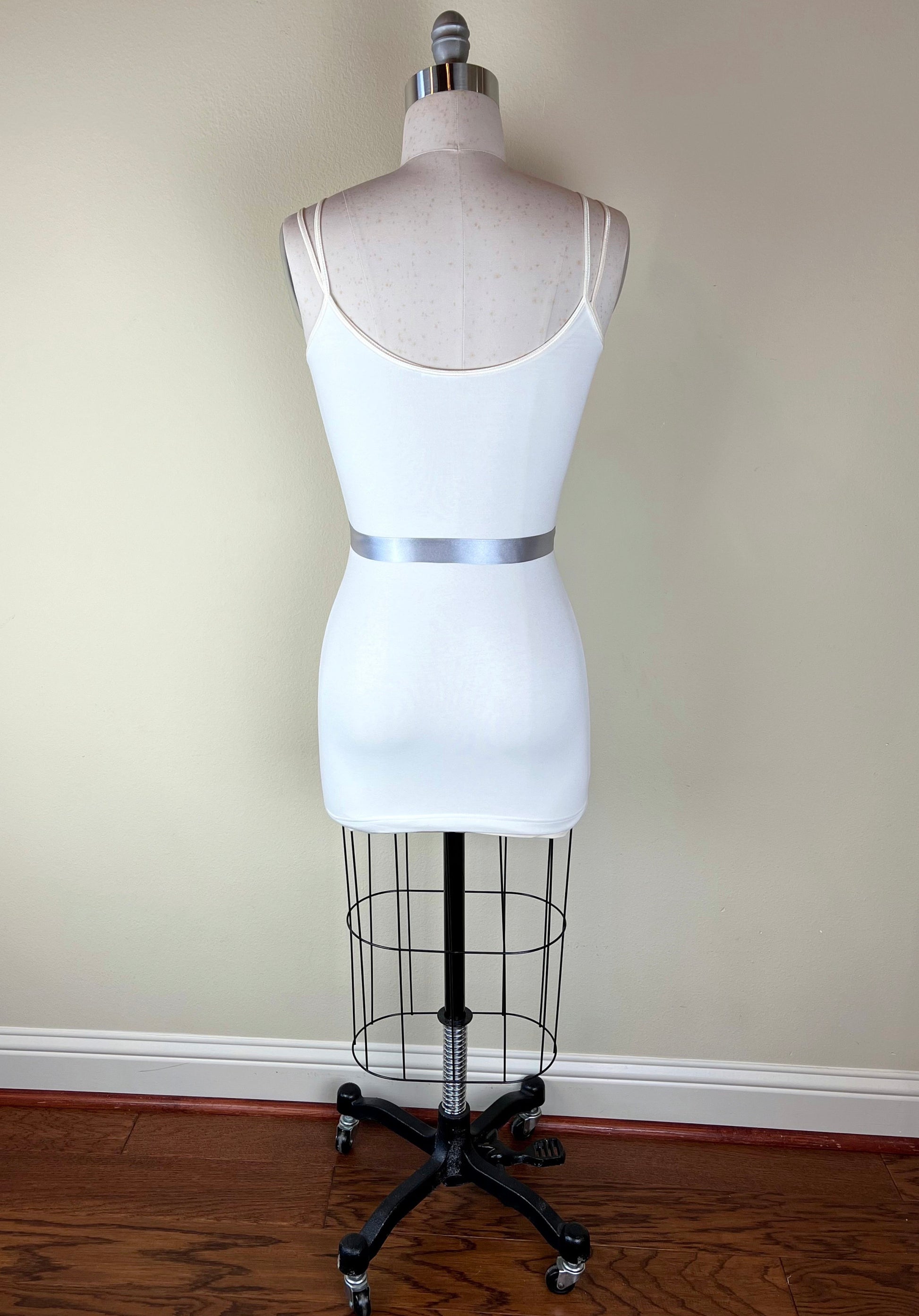 Extra Narrow Silver Sash, Bright Silver Satin Sash Belt, Skinny Sash Belt, Thin Sash Belt, Skinny Silver Belt, Satin Silver Belt Satin Swank