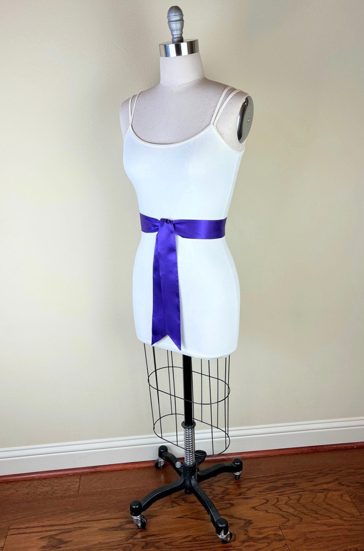 purple sash for dress Floral Sash Belt & Headband