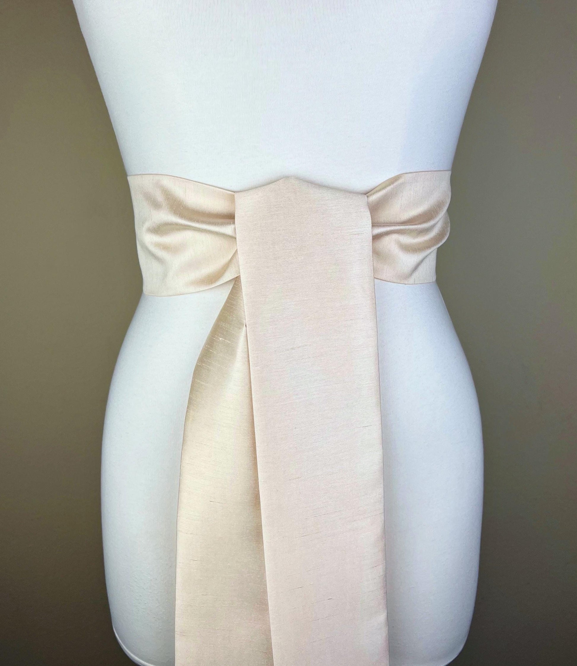 champagne wedding dress belt Champagne Bridal Belt: Chiffon Flower Rhinestone Wedding Sash